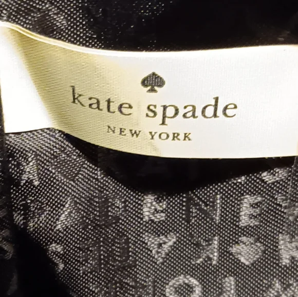 Kate Spade ♠️ Big Bow Black Leather Satchel NWOT - Picture 8 of 9